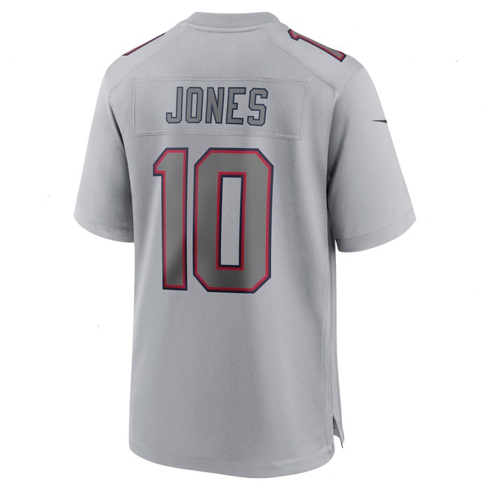 Mac Jones New England Patriots Nike Atmosphere Fashion Game Jersey - Gray