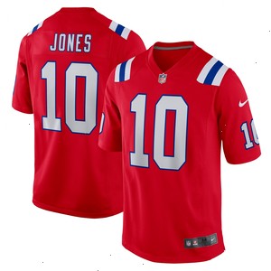 Mac Jones New England Patriots Nike Game Jersey - Red