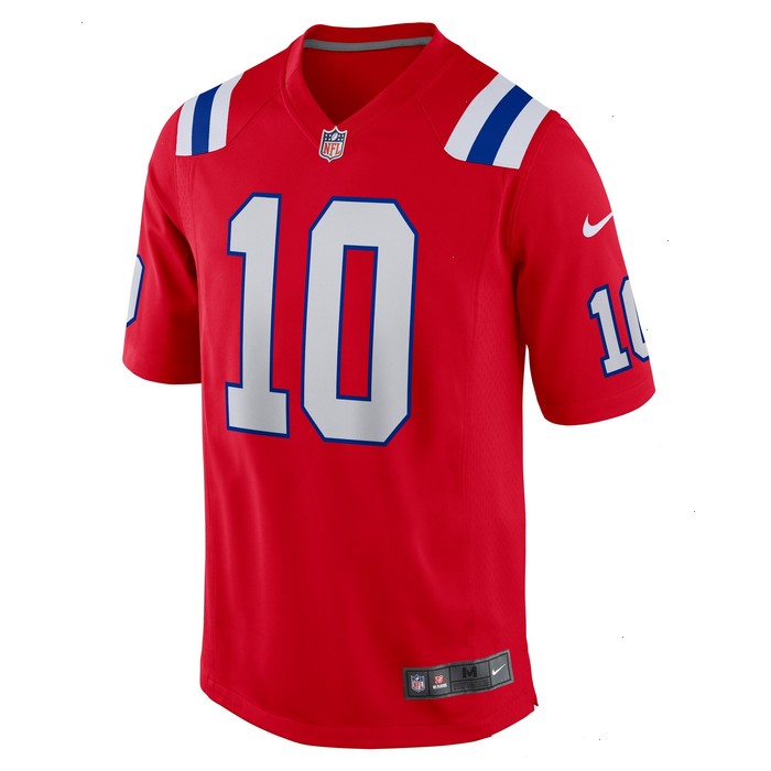 Mac Jones New England Patriots Nike Game Jersey - Red