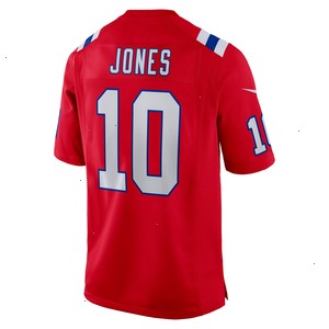 Mac Jones New England Patriots Nike Game Jersey - Red