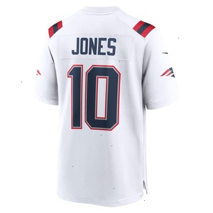 Mac Jones New England Patriots Nike Player Game Jersey - White