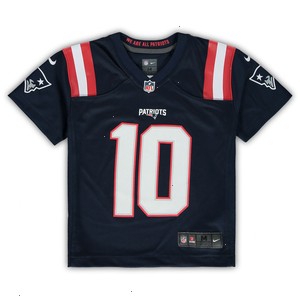 Mac Jones New England Patriots Nike Preschool Game Jersey - Navy