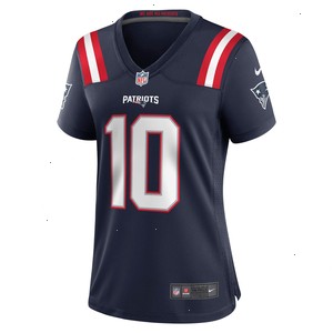 Mac Jones New England Patriots Nike Women's Player Jersey - Navy