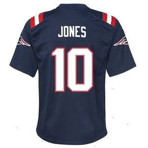 Mac Jones New England Patriots Nike Youth Game Jersey - Navy