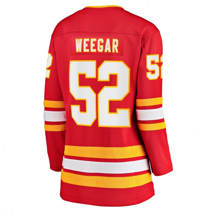 MacKenzie Weegar Calgary Flames Fanatics Branded Women's Home Breakaway Player Jersey - Red