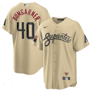 Madison Bumgarner Arizona Diamondbacks Nike City Connect Replica Player Jersey - Sand