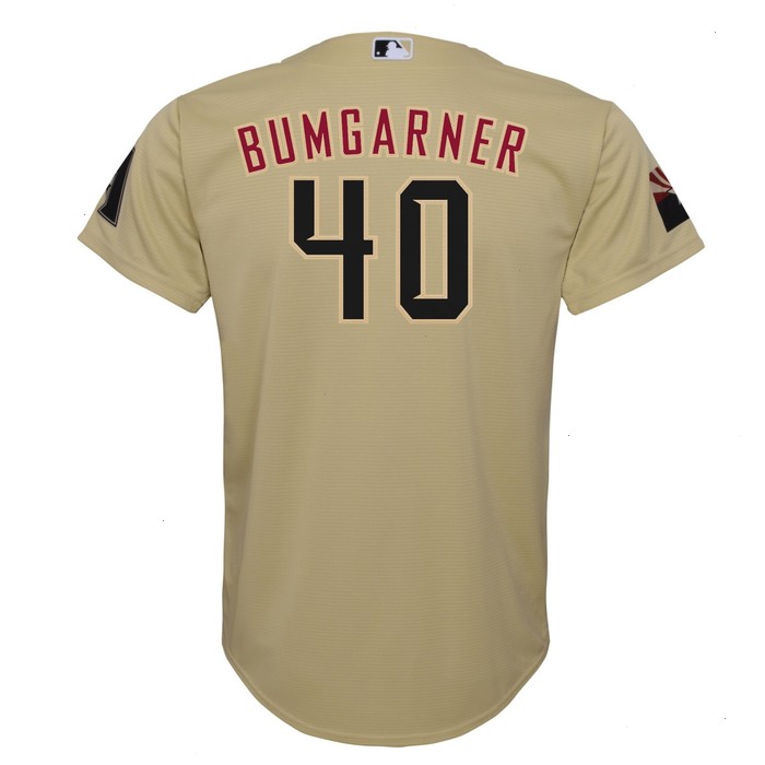 Madison Bumgarner Arizona Diamondbacks Nike Youth City Connect Replica Player Jersey - Sand