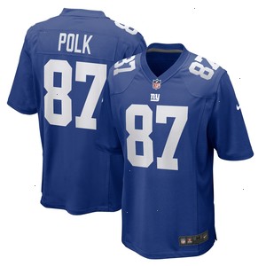 Makai Polk New York Giants Nike Home Game Player Jersey - Royal