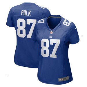 Makai Polk New York Giants Nike Women's Home Game Player Jersey - Royal