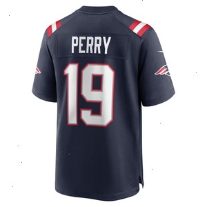 Malcolm Perry New England Patriots Nike Game Player Jersey - Navy