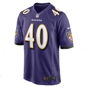 Malik Harrison Baltimore Ravens Nike Game Jersey - Purple