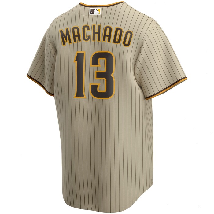 Manny Machado San Diego Padres Nike Alternate Replica Player Jersey - Tan