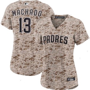 Manny Machado San Diego Padres Nike Women's USMC Alternate Replica Player Jersey - Camo