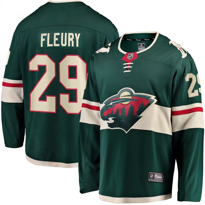 Marc-Andre Fleury Minnesota Wild Fanatics Branded Home Breakaway Player Jersey - Green