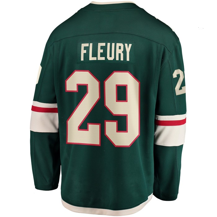 Marc-Andre Fleury Minnesota Wild Fanatics Branded Home Premier Breakaway Player Jersey - Green