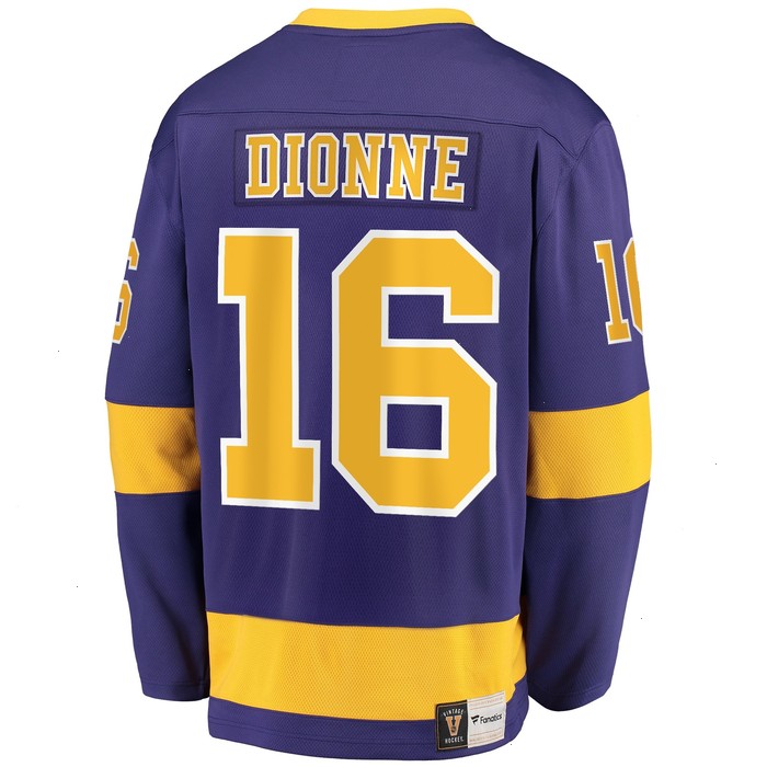 Marcel Dionne Los Angeles Kings Fanatics Branded Premier Breakaway Retired Player Jersey - Purple