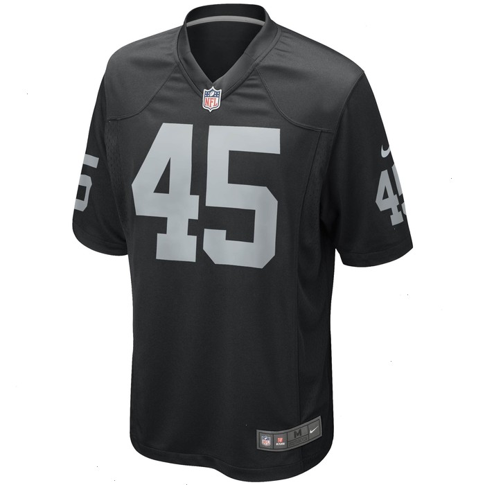 Marcel Reece Las Vegas Raiders Nike Youth Game Jersey - Black