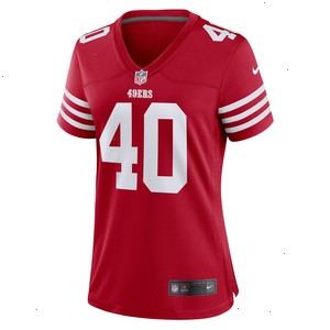 Marcelino McCrary-Ball San Francisco 49ers Nike Women's Game Player Jersey - Scarlet