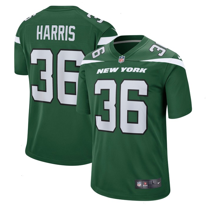 Marcell Harris New York Jets Nike Game Player Jersey - Gotham Green