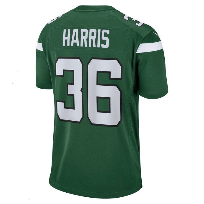 Marcell Harris New York Jets Nike Game Player Jersey - Gotham Green