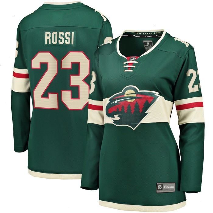 Marco Rossi Minnesota Wild Fanatics Branded Women's Home Breakaway Player Jersey - Green