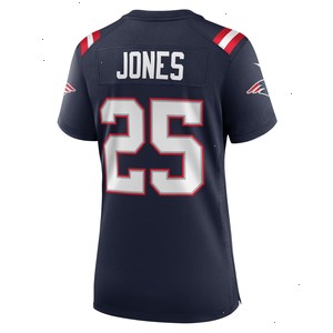 Marcus Jones New England Patriots Nike Women's Game Player Jersey - Navy