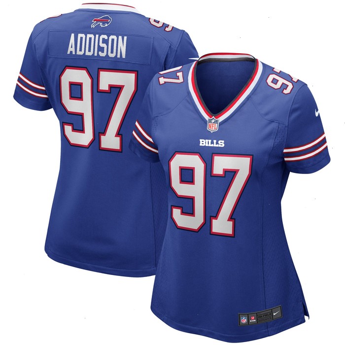 Mario Addison Buffalo Bills Nike Women's Player Game Jersey - Royal