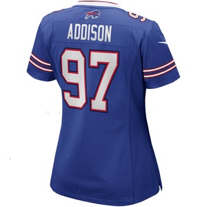 Mario Addison Buffalo Bills Nike Women's Player Game Jersey - Royal