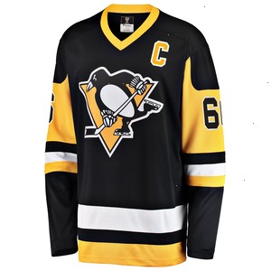 Mario Lemieux Pittsburgh Penguins Fanatics Branded Premier Breakaway Retired Player Jersey - Black