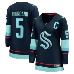 Mark Giordano Seattle Kraken Fanatics Branded Women's Home Premier Breakaway Player Jersey - Deep Sea Blue