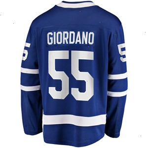 Mark Giordano Toronto Maple Leafs Fanatics Branded Home Breakaway Player Jersey - Blue