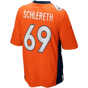 Mark Schlereth Denver Broncos Nike Game Retired Player Jersey - Orange