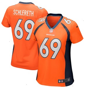 Mark Schlereth Denver Broncos Nike Women's Game Retired Player Jersey - Orange