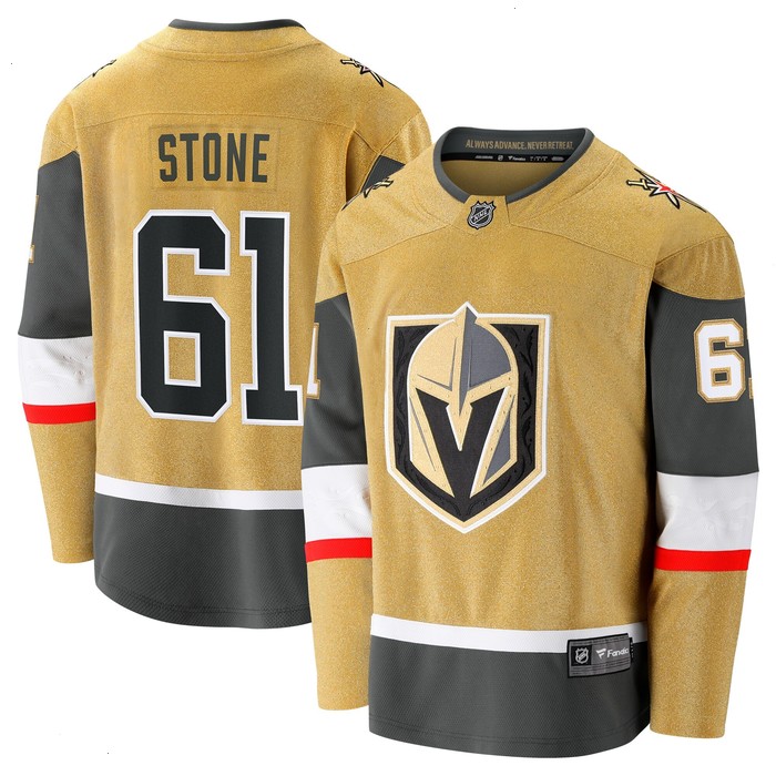 Mark Stone Vegas Golden Knights Fanatics Branded 2020/21 Home Premier Breakaway Player Jersey - Gold