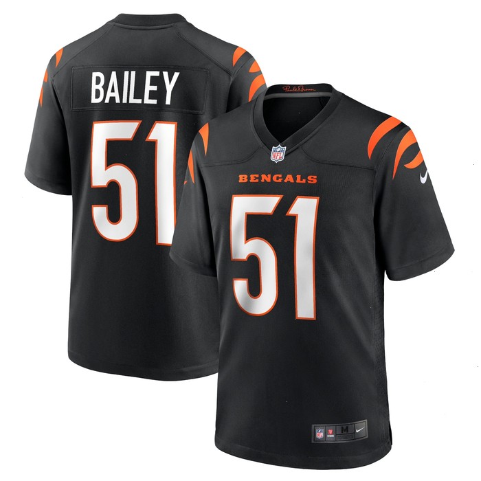 Markus Bailey Cincinnati Bengals Nike Game Jersey - Black