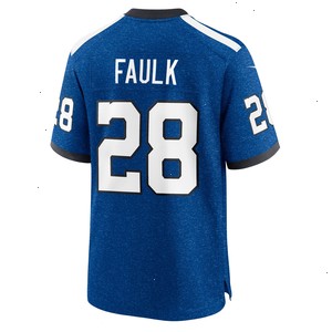 Marshall Faulk Indianapolis Colts Nike Indiana Nights Alternate Game Jersey - Royal