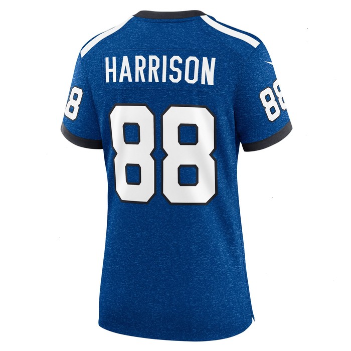 Marvin Harrison Indianapolis Colts Nike Women's Indiana Nights Alternate Game Jersey - Royal