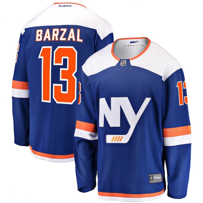 Mathew Barzal New York Islanders Fanatics Branded Alternate Breakaway Jersey - Blue