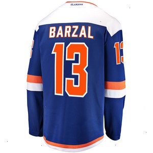 Mathew Barzal New York Islanders Fanatics Branded Alternate Breakaway Jersey - Blue