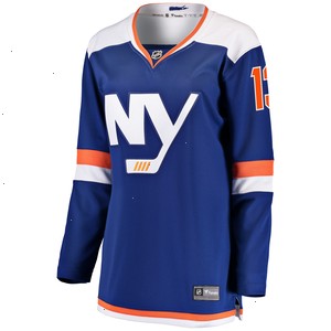 Mathew Barzal New York Islanders Fanatics Branded Women's Alternate Breakaway Jersey - Blue