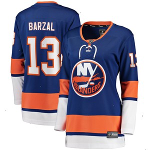 Mathew Barzal New York Islanders Fanatics Branded Women's Home Premier Breakaway Player Jersey - Royal