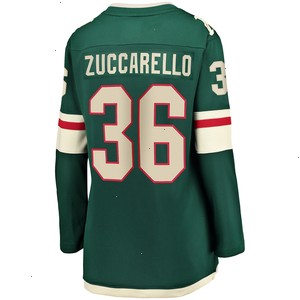 Mats Zuccarello Minnesota Wild Fanatics Branded Women's 2017 Breakaway Player Jersey - Green