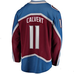 Matt Calvert Colorado Avalanche Fanatics Branded Home Breakaway Player Jersey - Maroon