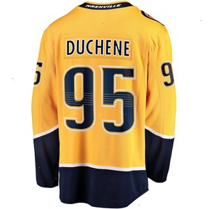 Matt Duchene Nashville Predators Fanatics Branded Home Premier Breakaway Player Jersey - Gold