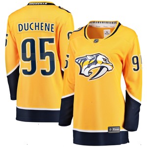 Matt Duchene Nashville Predators Fanatics Branded Women's Breakaway Player Jersey - Gold