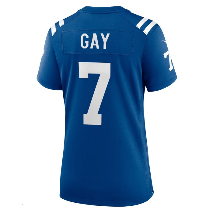 Matt Gay Indianapolis Colts Nike Women's Team Game Jersey - Royal