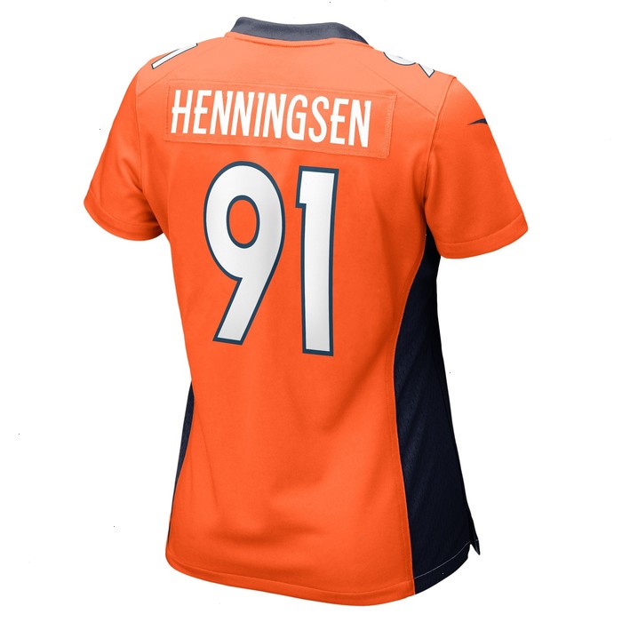 Matt Henningsen Denver Broncos Nike Women's Game Player Jersey - Orange