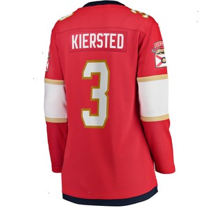 Matt Kiersted Florida Panthers Fanatics Branded Women's Home Team Breakaway Player Jersey - Red