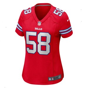 Matt Milano Buffalo Bills Nike Women's Player Jersey - Red