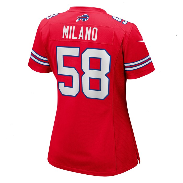 Matt Milano Buffalo Bills Nike Women's Player Jersey - Red